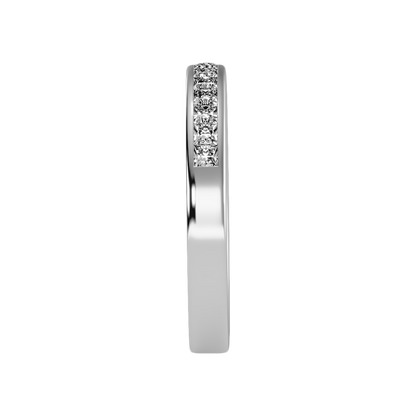 Plentiful Half Eternity Wedding Band - Four