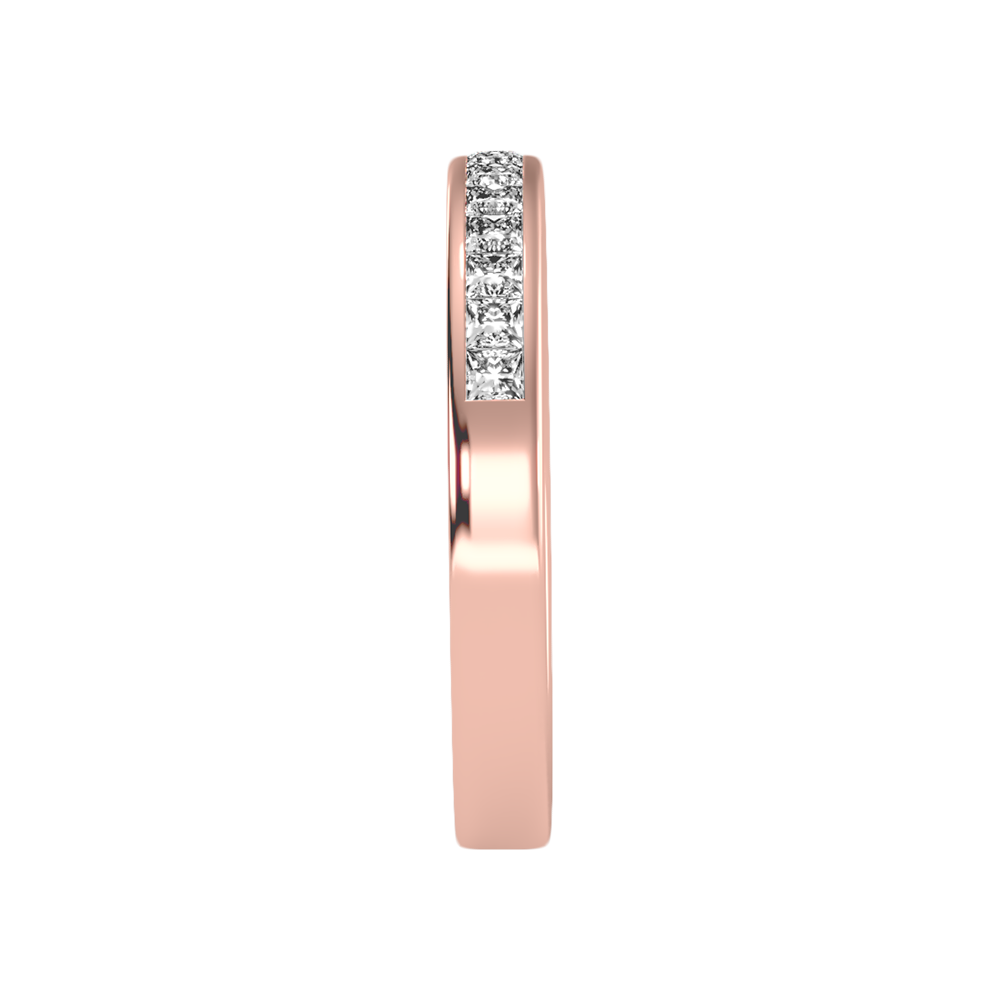 Plentiful Half Eternity Wedding Band In 925 Sterling Silver - Seven