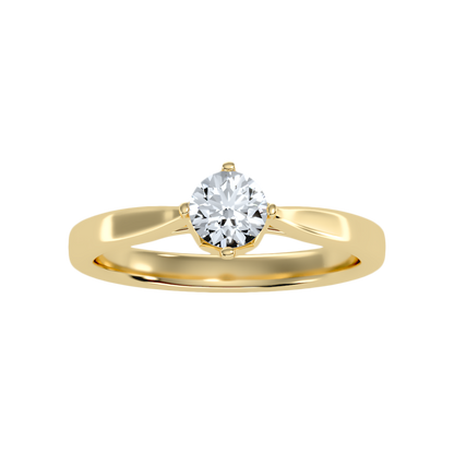 Plethora Solitaire Ring In 925 Sterling Silver - Eleven