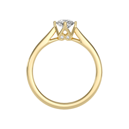 Plethora Solitaire Ring In 925 Sterling Silver - Thirteen