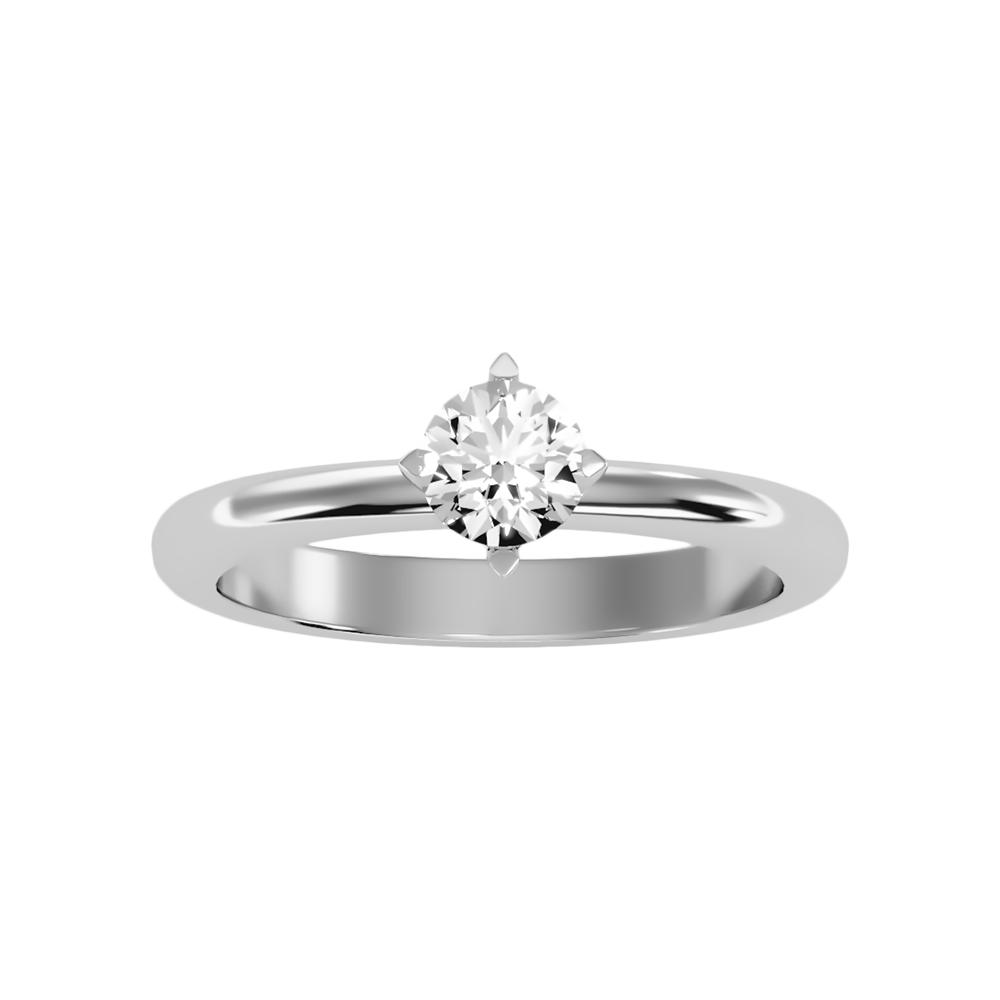 Pleuvoir Classic Solitaire Ring - Three
