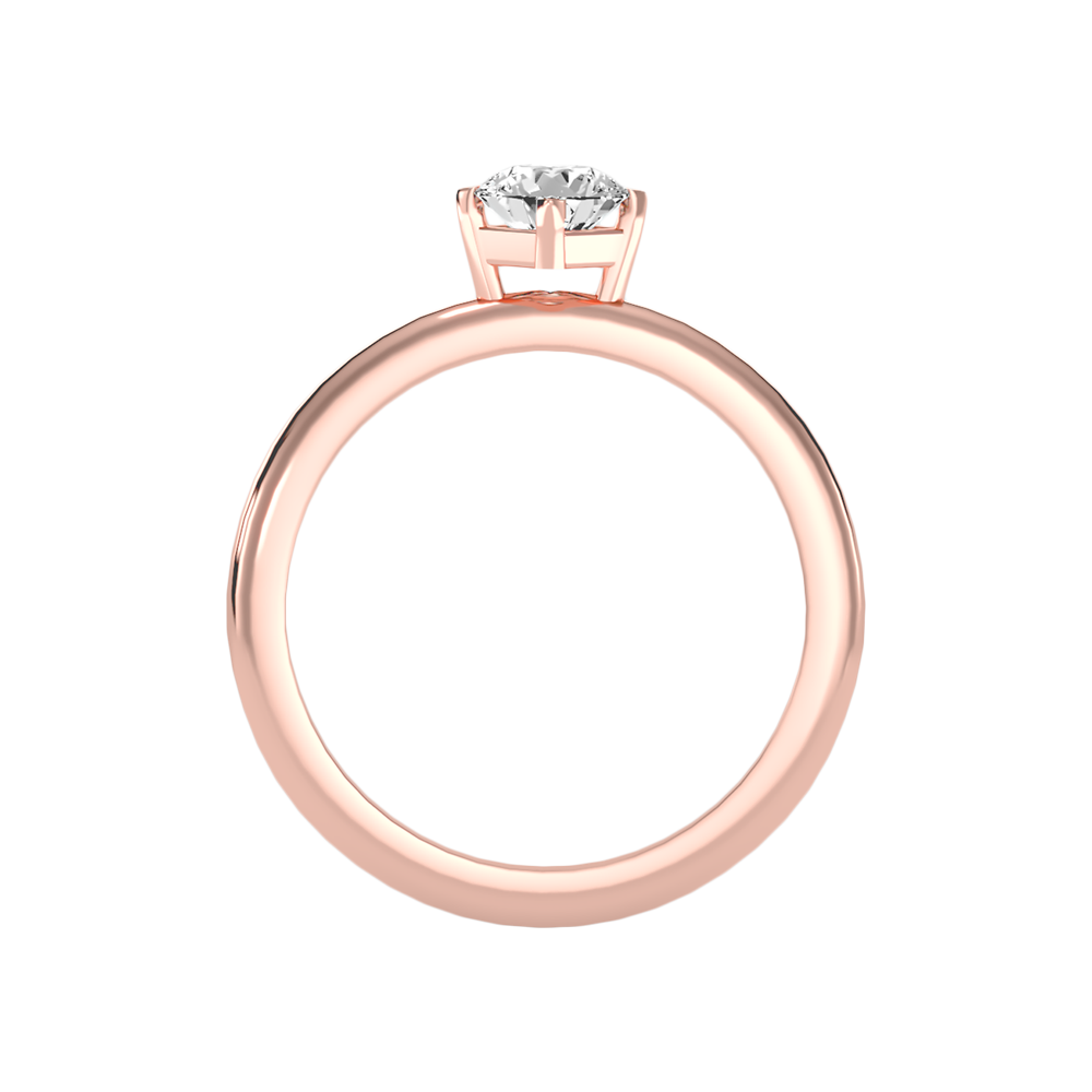 Pleuvoir Classic Solitaire Ring - Six