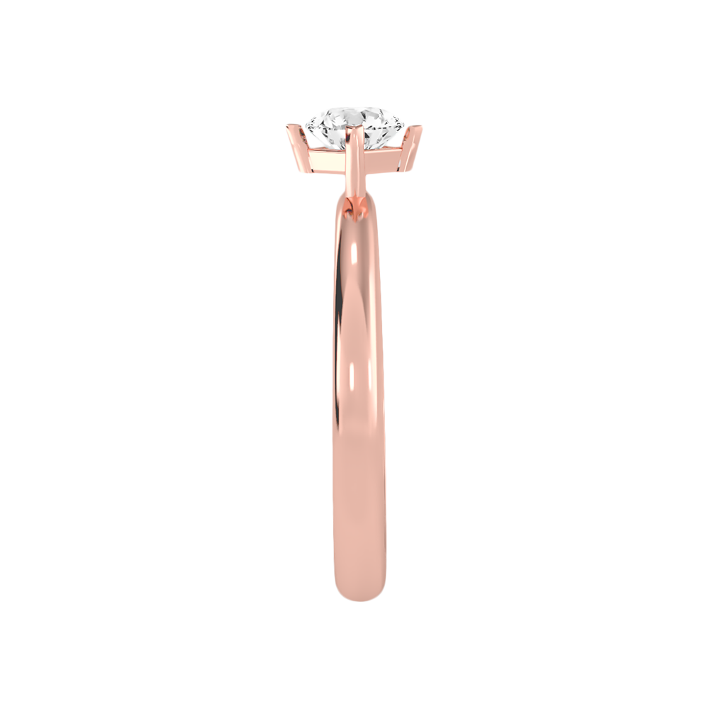 Pleuvoir Classic Solitaire Ring In 925 Sterling Silver - Eight