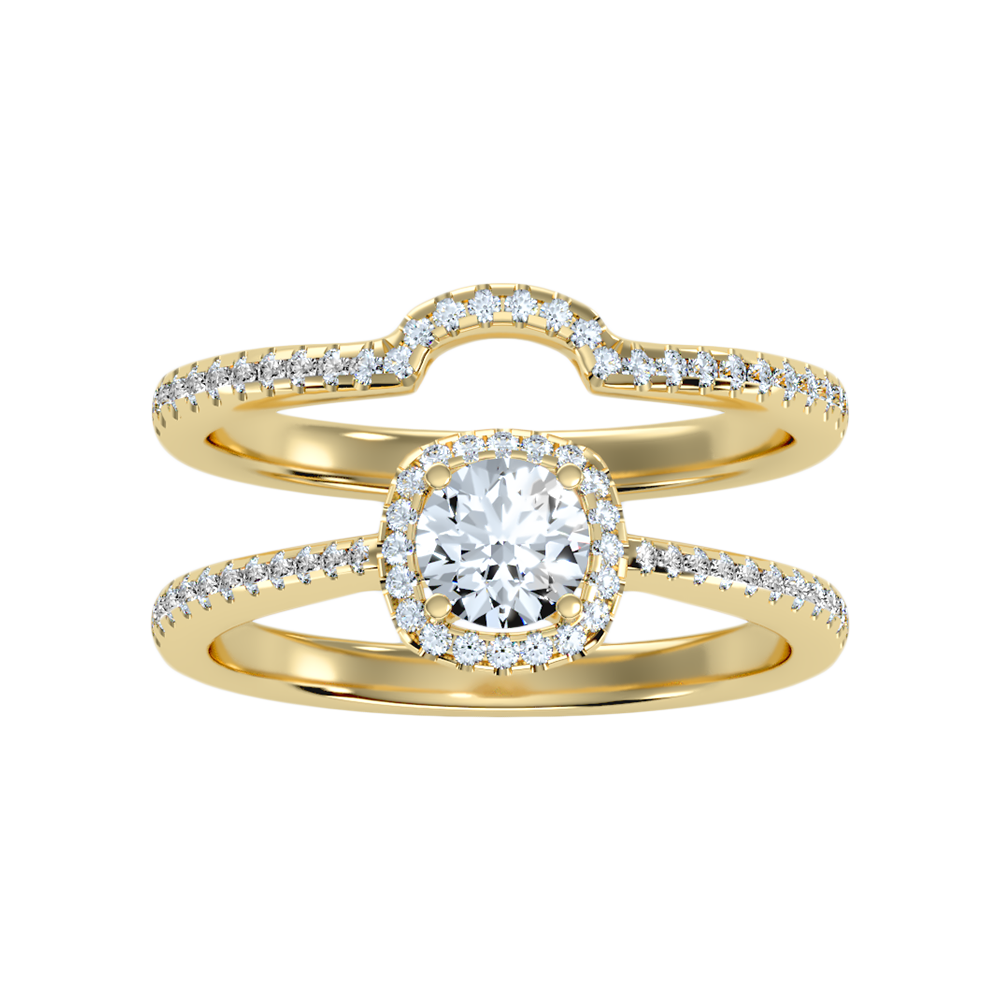 Pluvio Bridal Ring Set - Ten