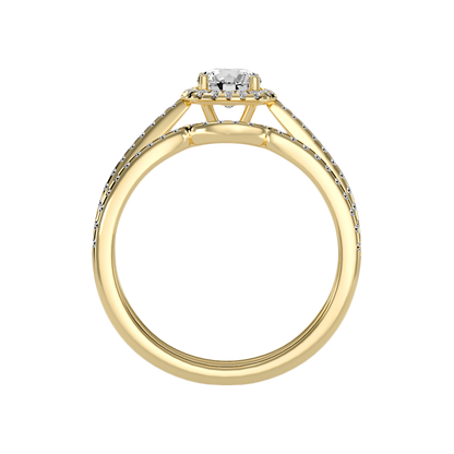 Pluvio Bridal Ring Set In 925 Sterling Silver - Twelve