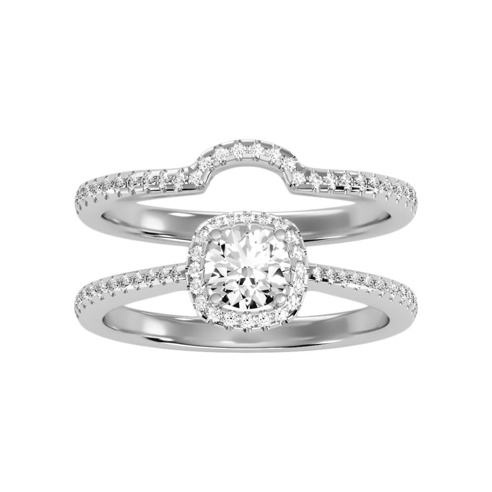 Pluvio Bridal Ring Set - Two