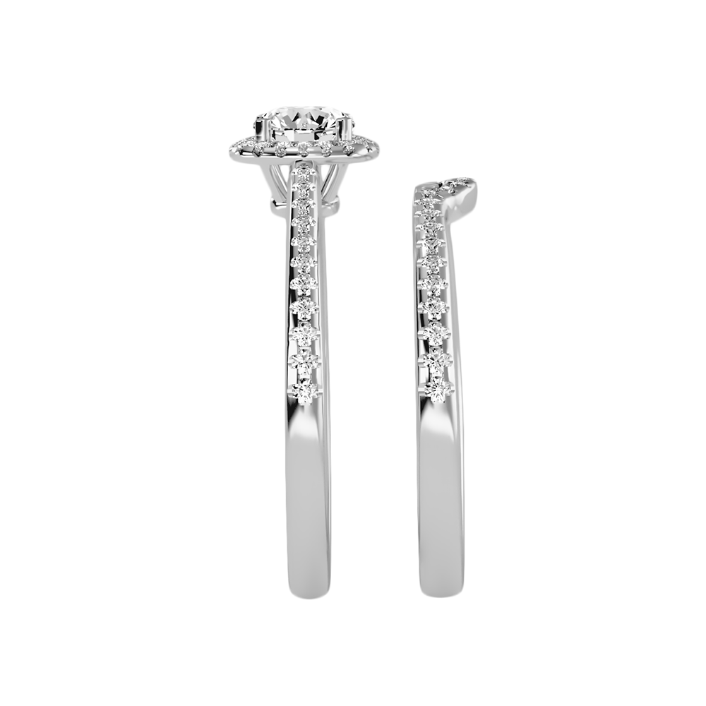 Pluvio Bridal Ring Set - Three