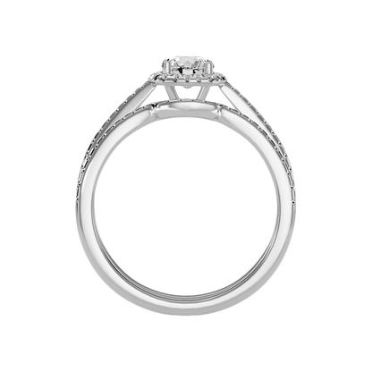 Pluvio Bridal Ring Set In 925 Sterling Silver - Four