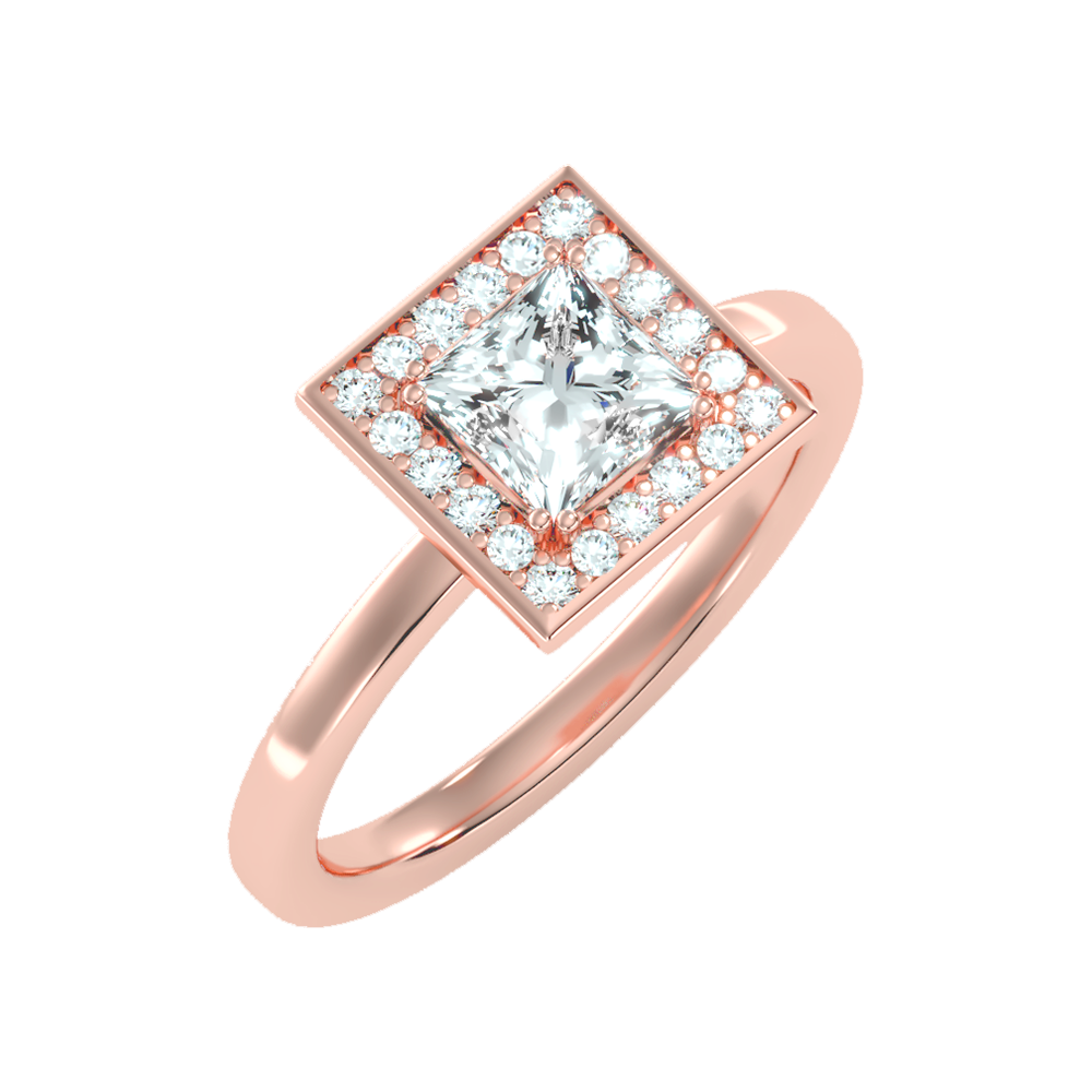 Polished Solitaire Ring - One