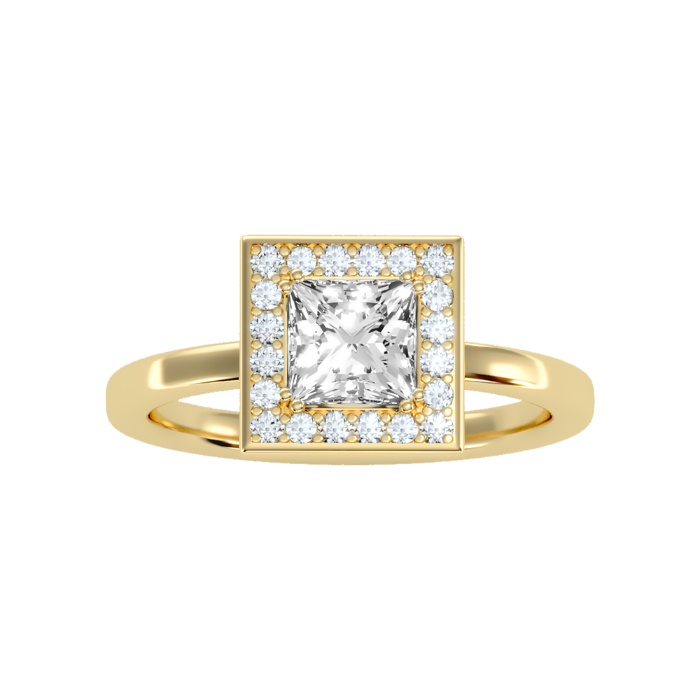 Polished Solitaire Ring - Ten