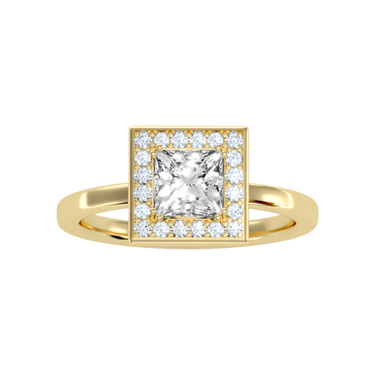 Polished Solitaire Ring - Ten