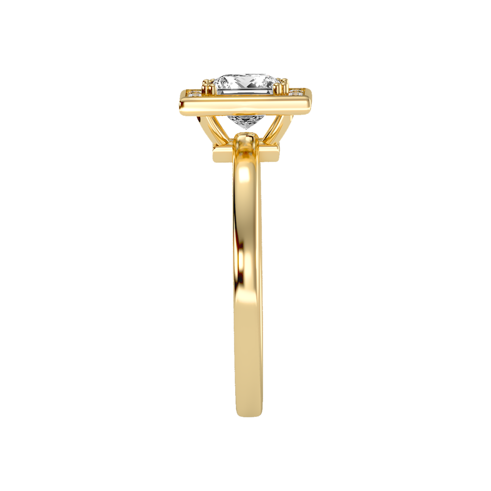 Polished Solitaire Ring - Eleven