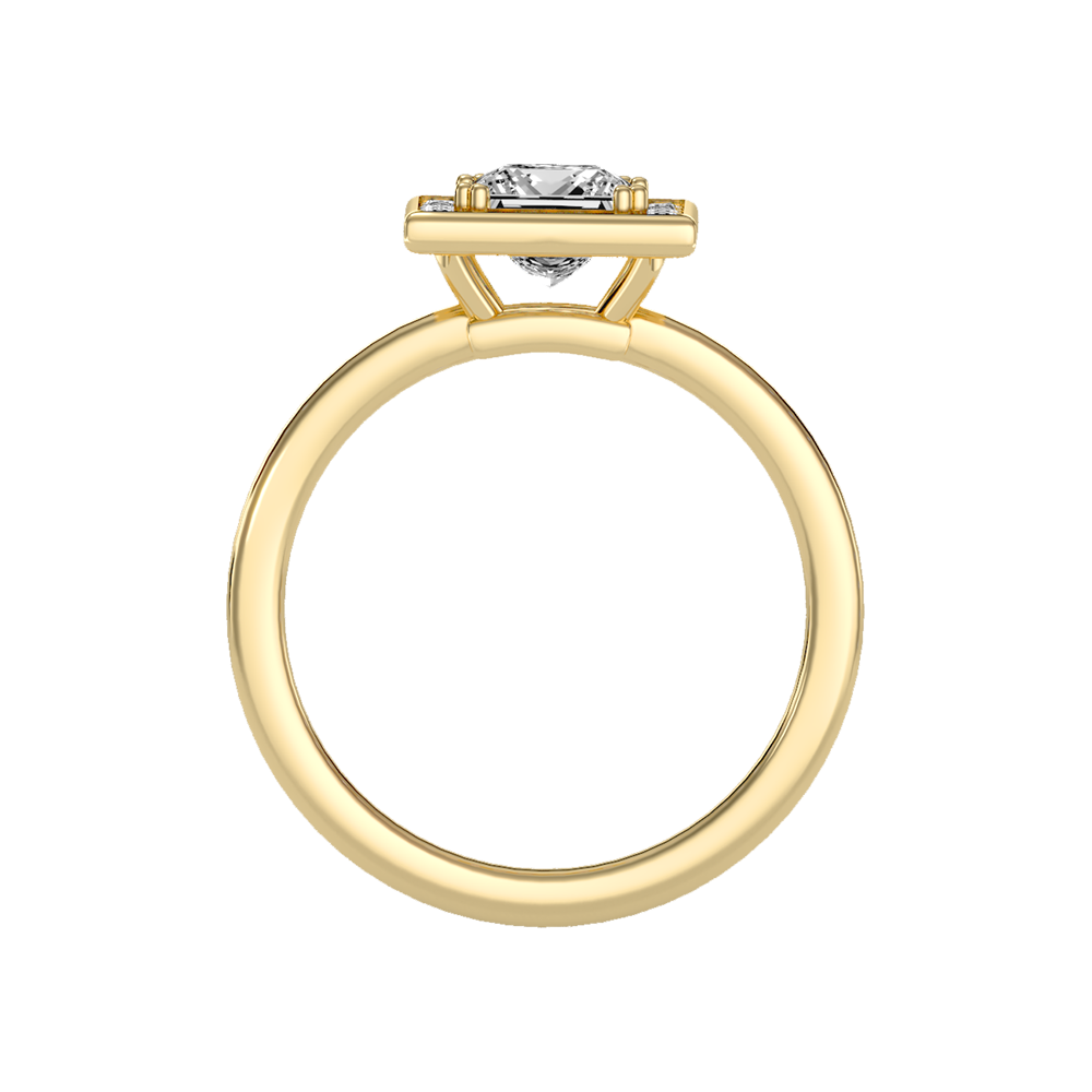Polished Solitaire Ring - Twelve