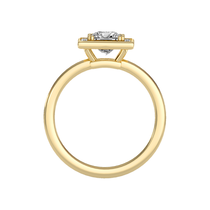 Polished Solitaire Ring - Twelve