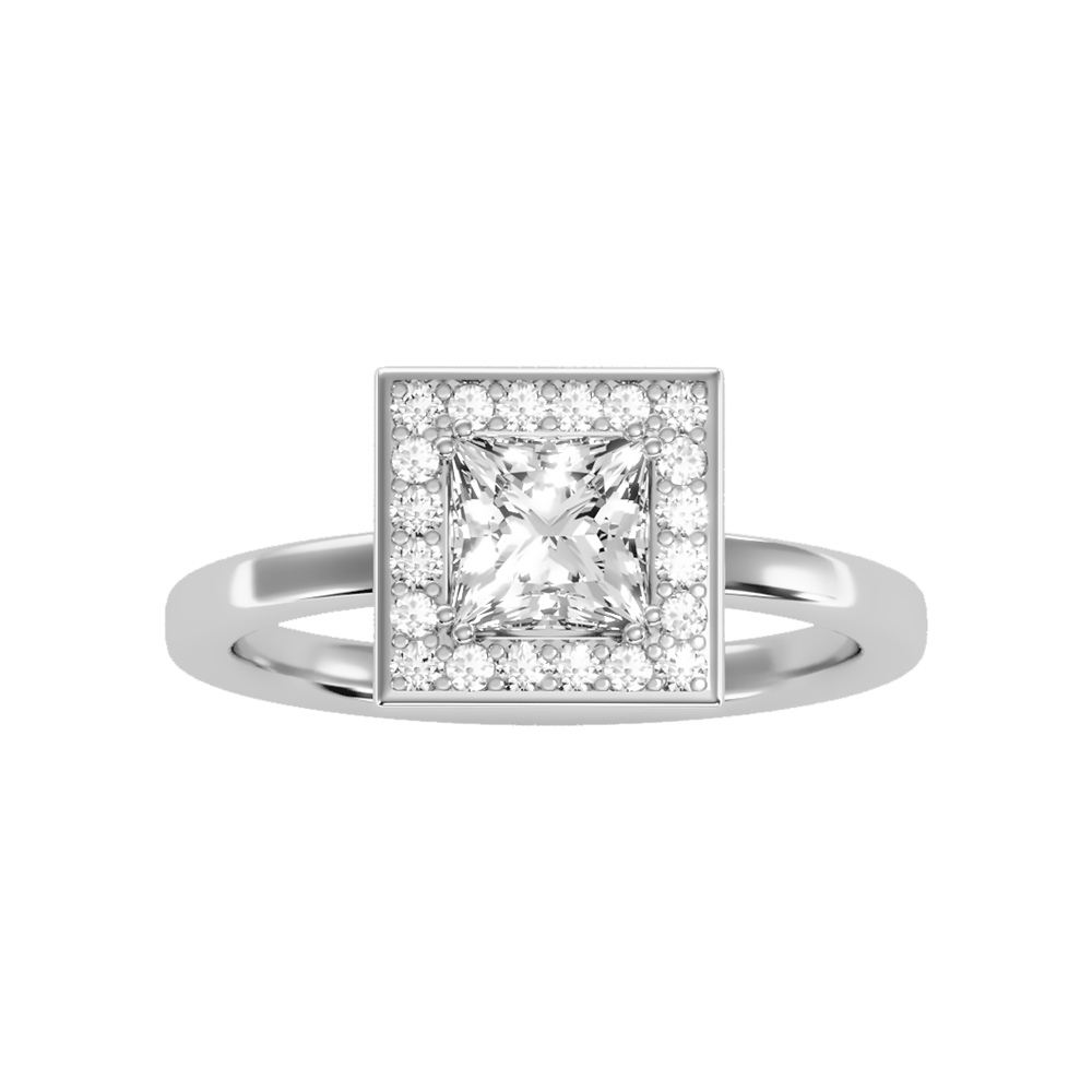 Polished Solitaire Ring In 925 Sterling Silver - Six