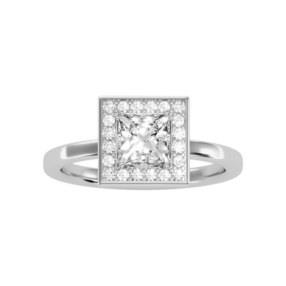 Polished Solitaire Ring In 925 Sterling Silver - Six