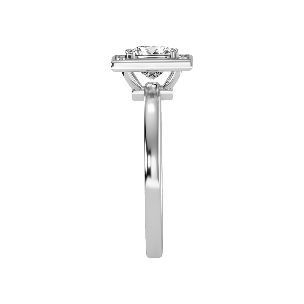 Polished Solitaire Ring - Seven