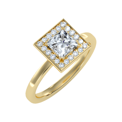 Polished Solitaire Ring In 925 Sterling Silver - Nine