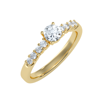 Pompous Solitaire Ring - Ten