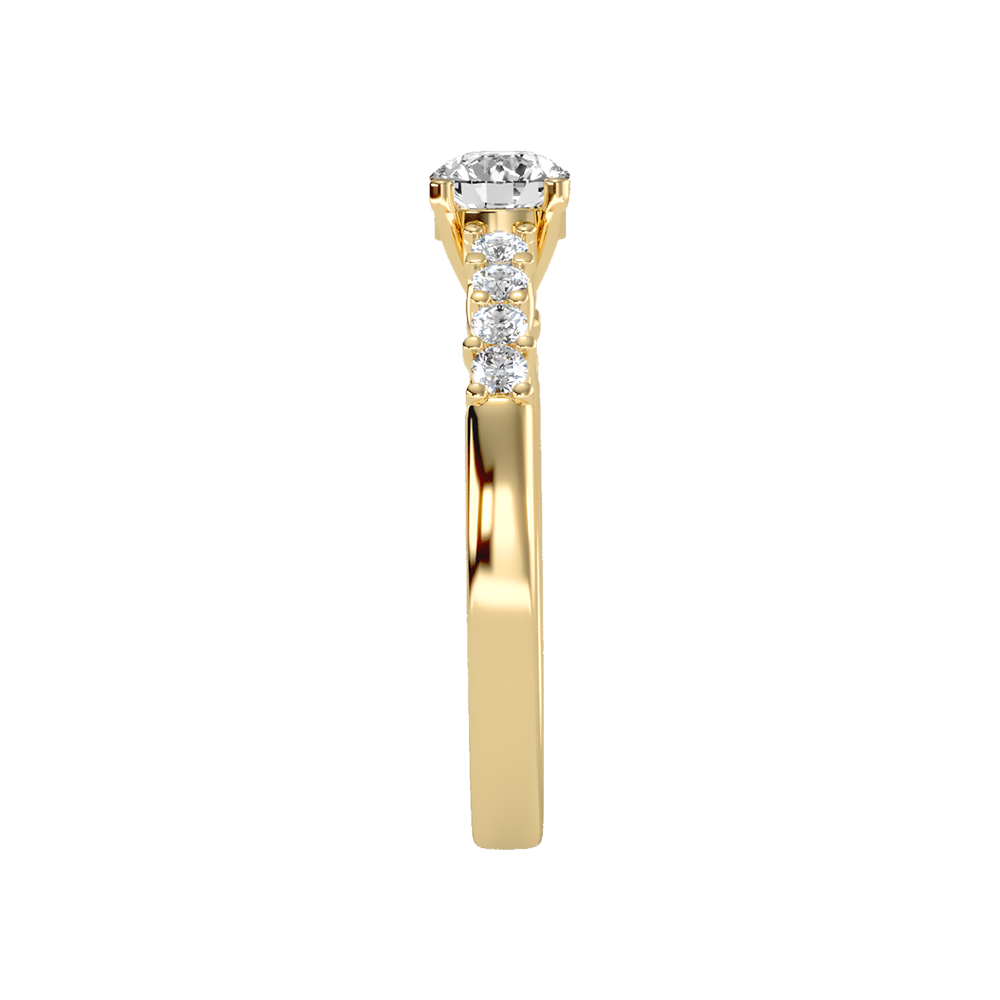 Pompous Solitaire Ring In 925 Sterling Silver - Twelve
