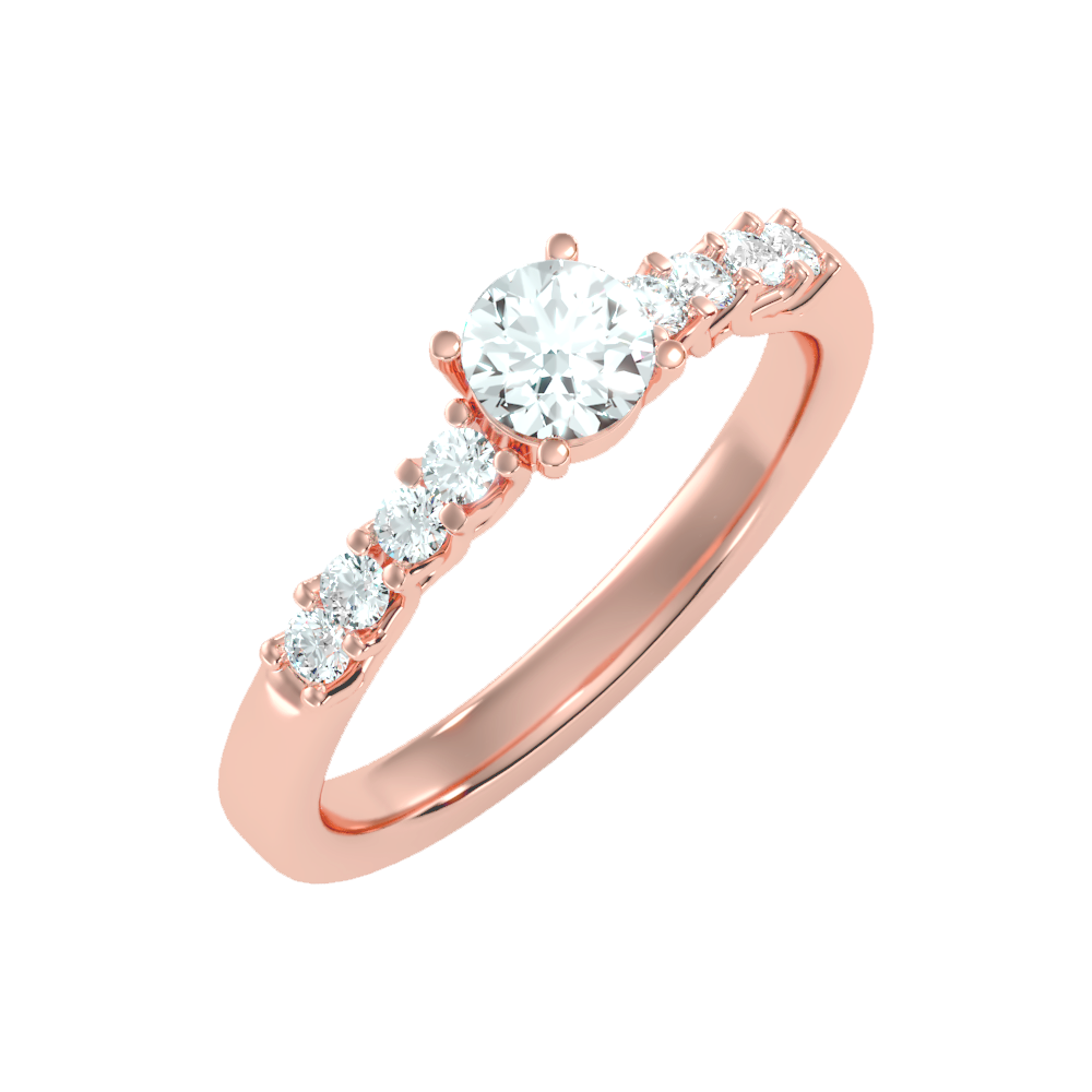 Pompous Solitaire Ring - Six