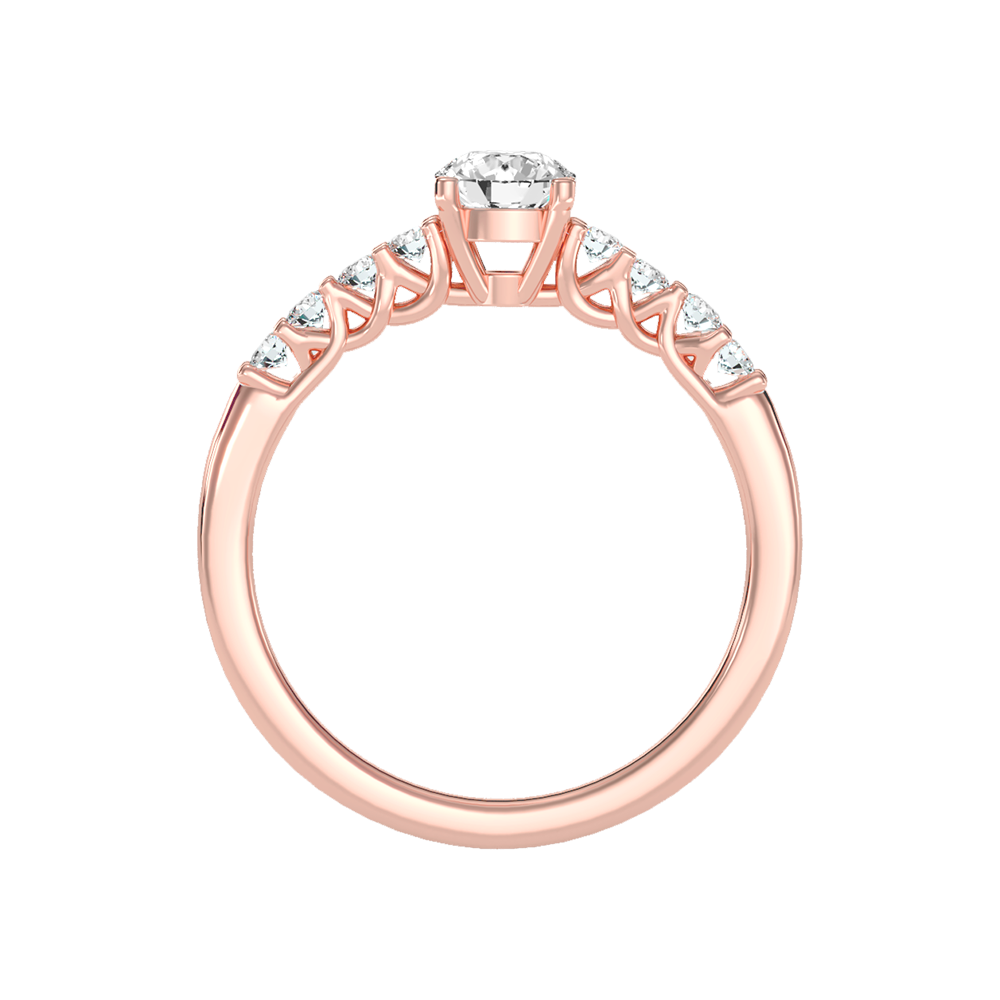 Pompous Solitaire Ring In 925 Sterling Silver - Seven