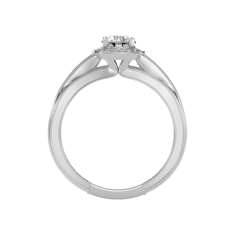 Precious Diamond Ring In 925 Sterling Silver - Eight