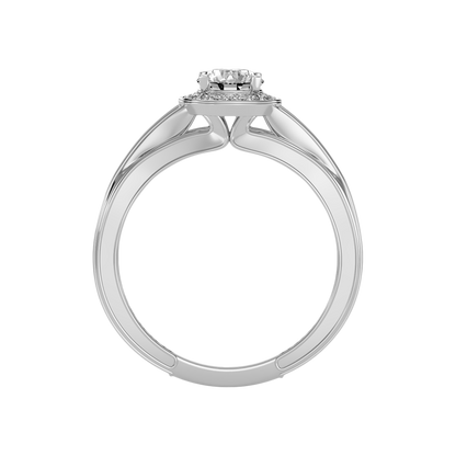 Precious Diamond Ring In 925 Sterling Silver - Eight