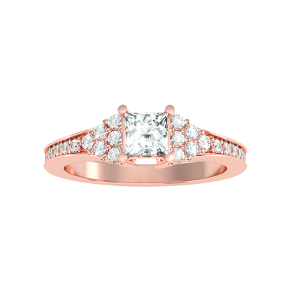 Precious Solitaire Ring In 925 Sterling Silver - Eleven