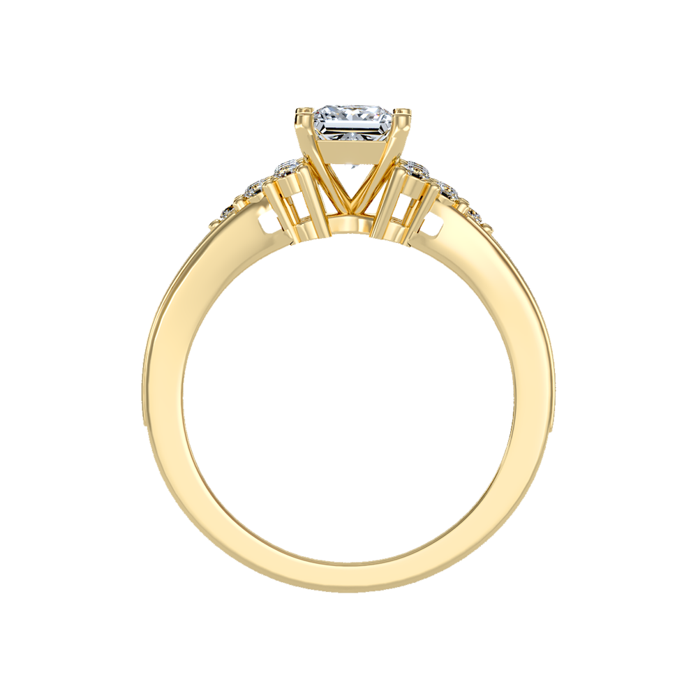 Precious Solitaire Ring In 925 Sterling Silver - Two