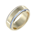 Precision Men's Broad Band Ring