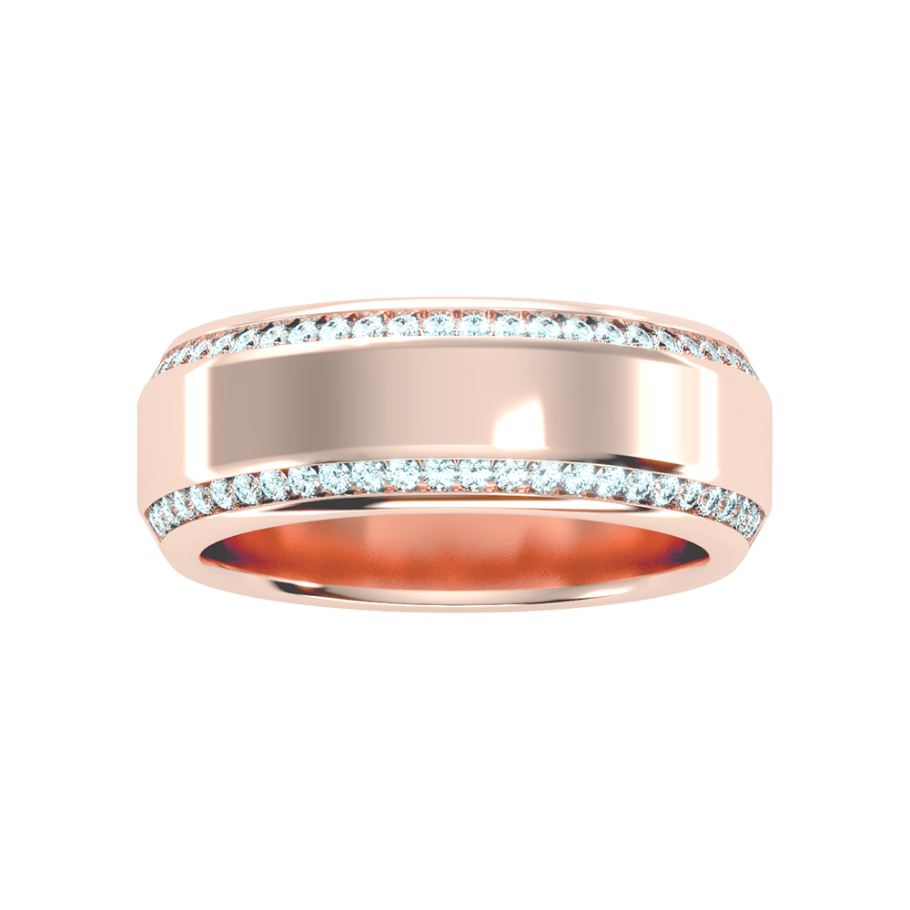 Precision Men's Broad Band Ring - Eleven