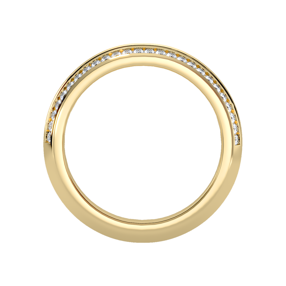 Precision Men's Broad Band Ring - Two