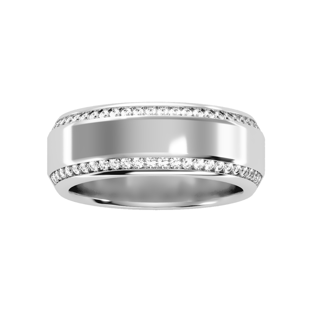 Precision Men's Broad Band Ring - Six