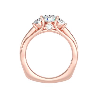 Premier Halo Solitaire Ring In 925 Sterling Silver - Nine