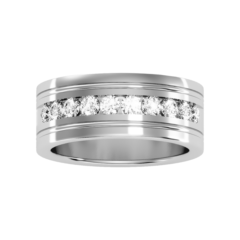 Prestige Men's Broad Band Ring - One