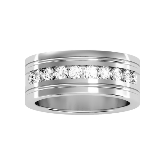 Prestige Men's Broad Band Ring - One