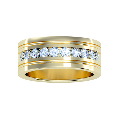 Prestige Men's Broad Band Ring - Ten
