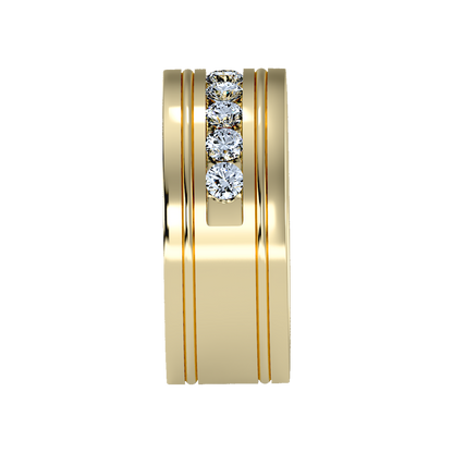 Prestige Men's Broad Band Ring In 925 Sterling Silver - Eleven