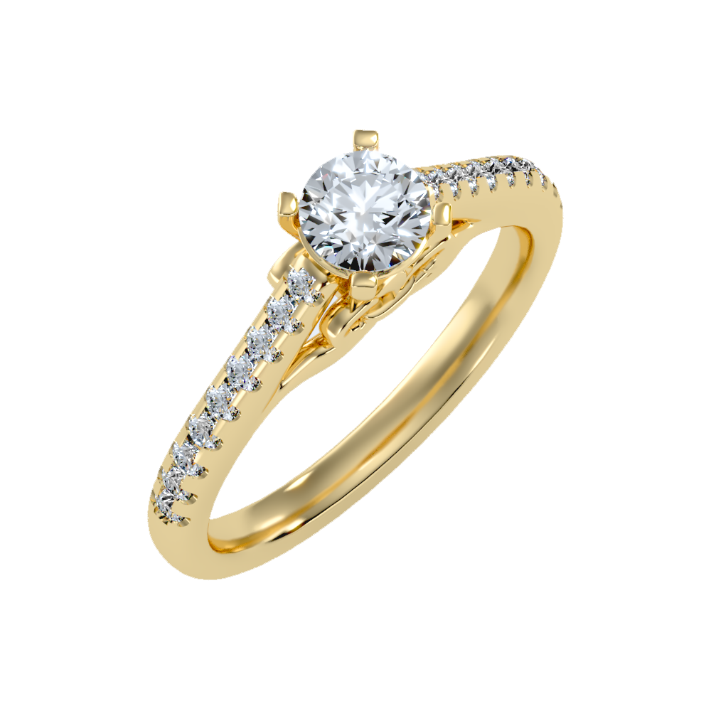 Prettyish Solitaire Ring - Nine