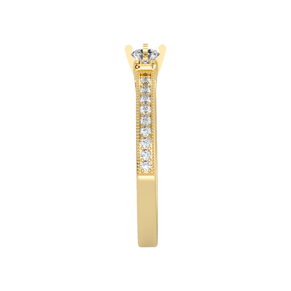 Pretty Solitaire Ring - Eleven