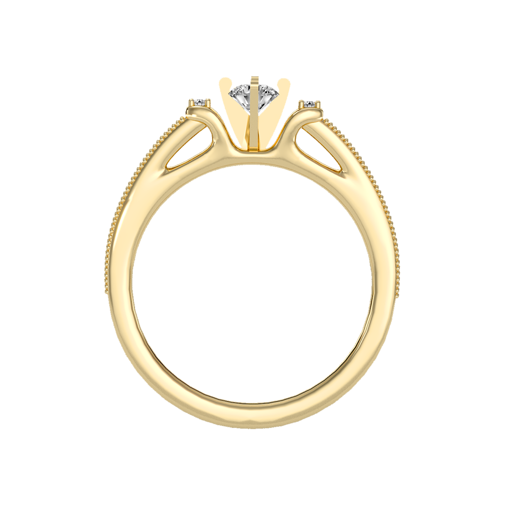 Pretty Solitaire Ring - Twelve