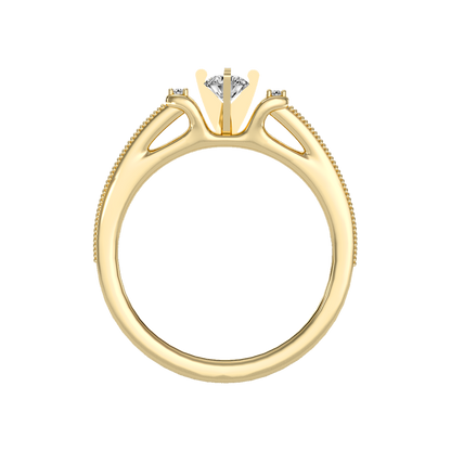 Pretty Solitaire Ring - Twelve