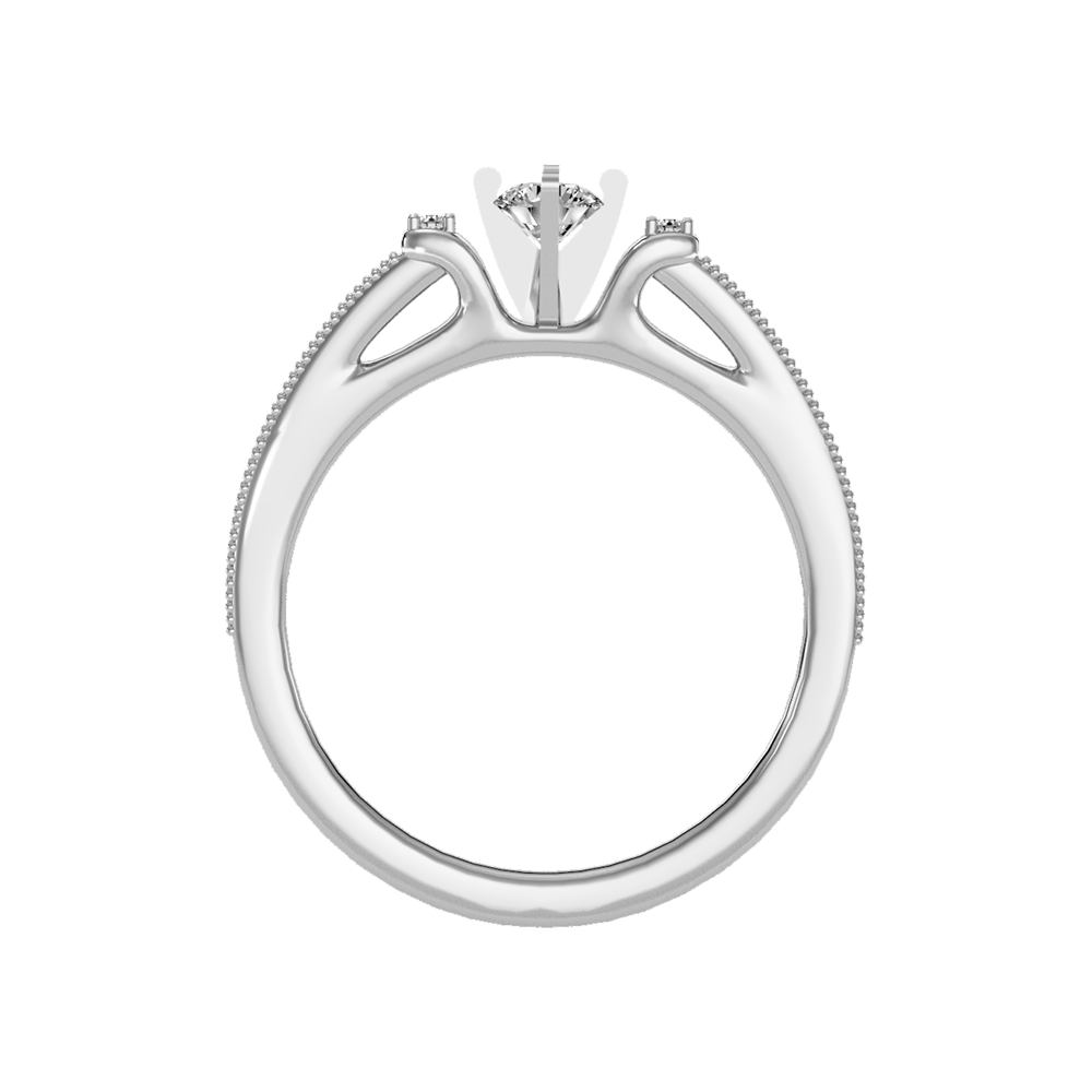 Pretty Solitaire Ring - Two