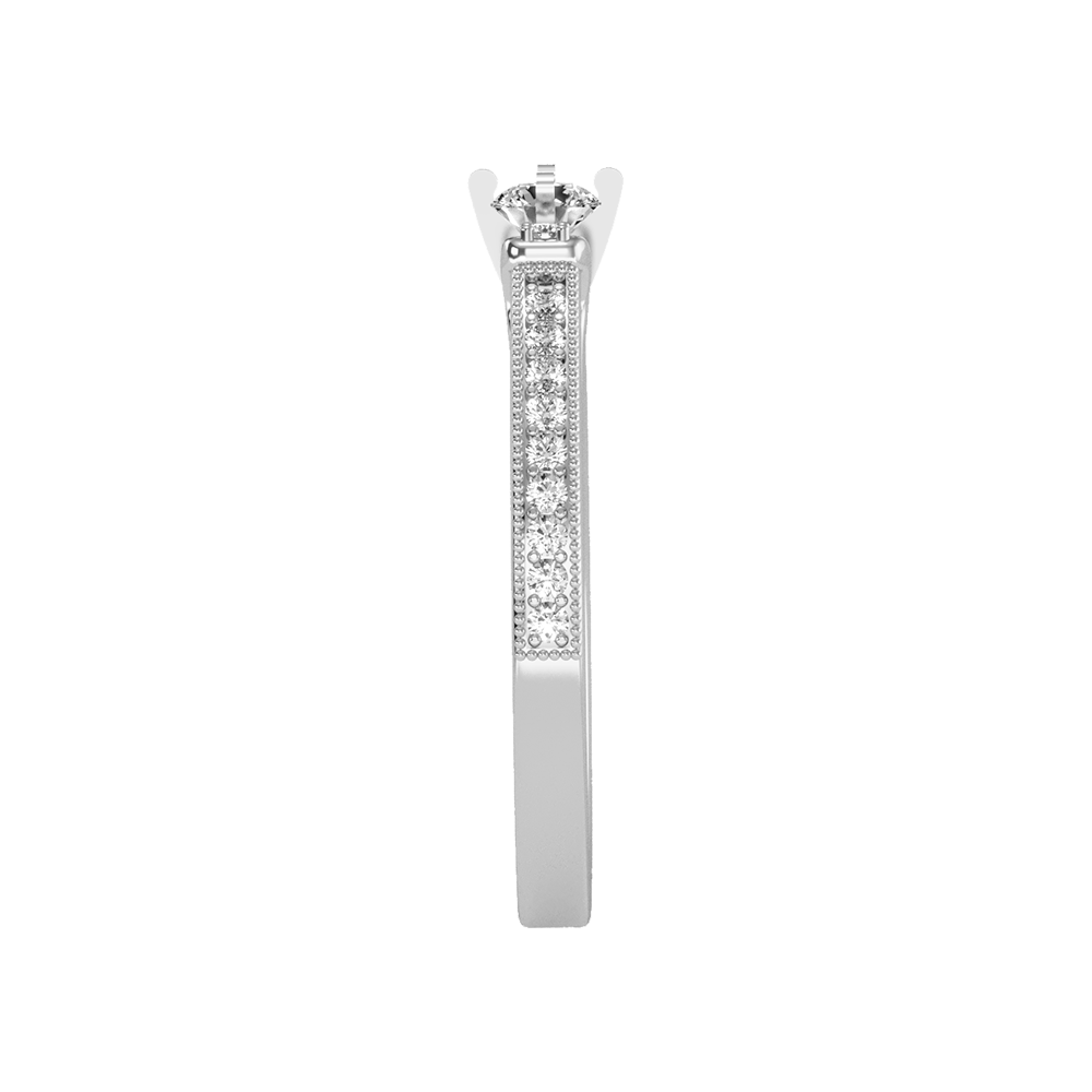 Pretty Solitaire Ring - Four
