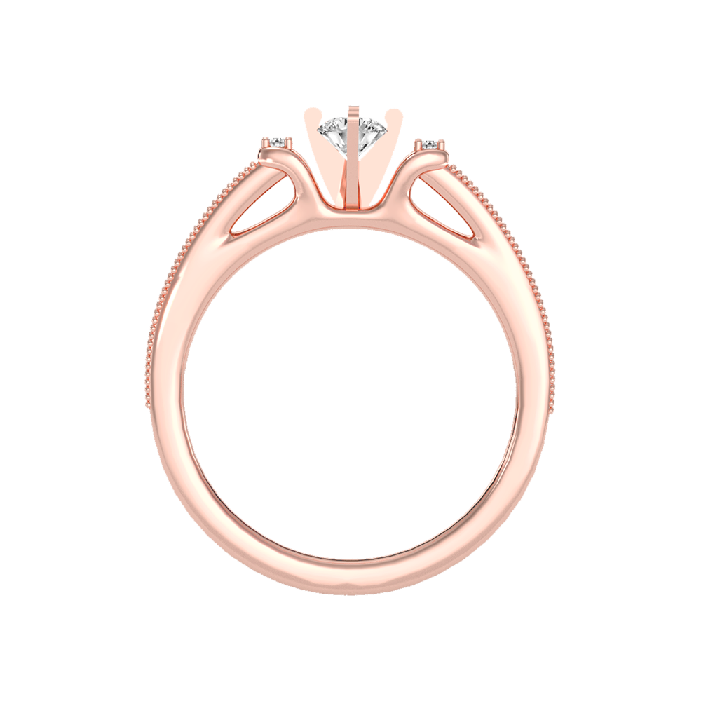 Pretty Solitaire Ring - Six