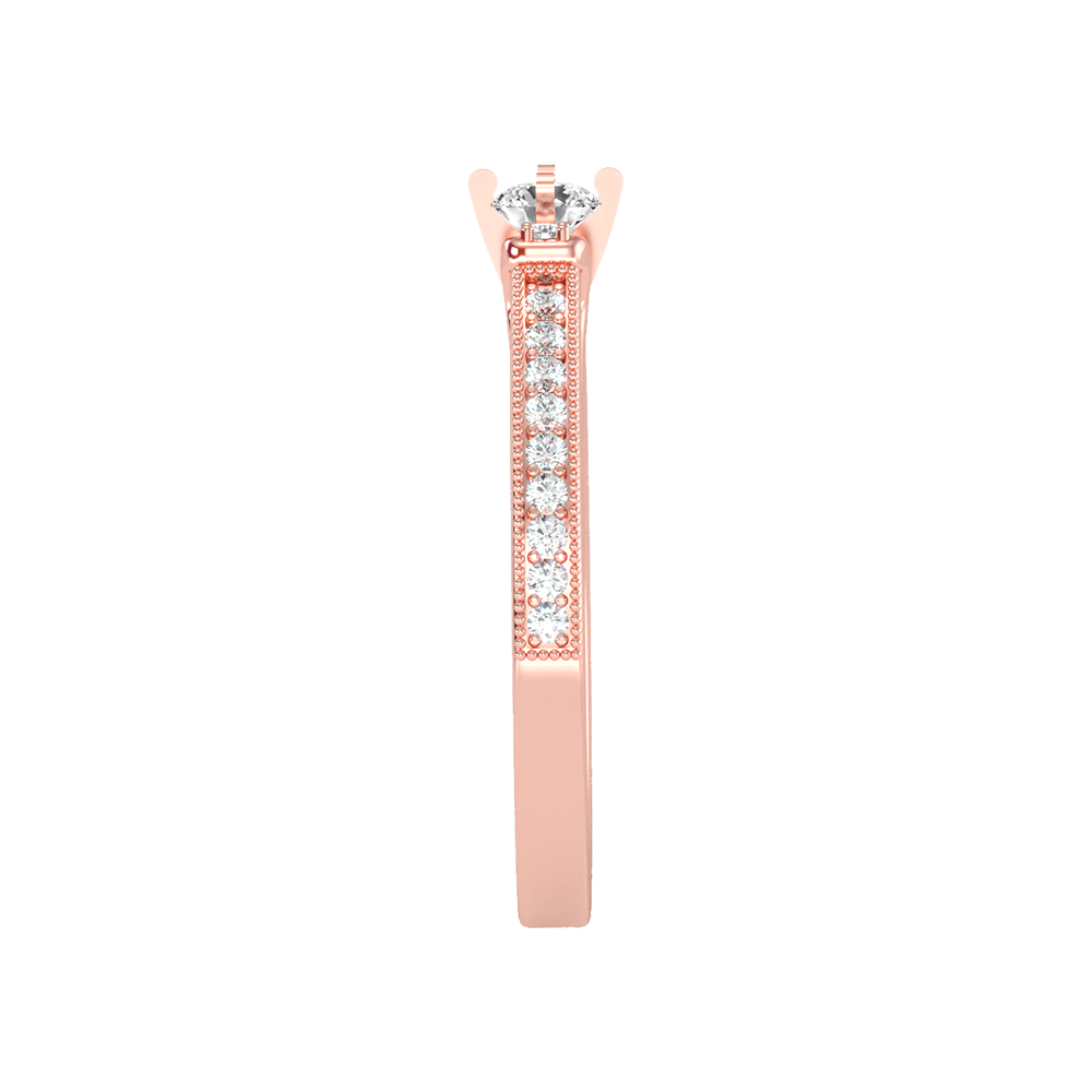 Pretty Solitaire Ring - Eight