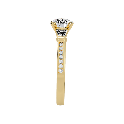 Prime Halo Solitaire Ring - Eleven