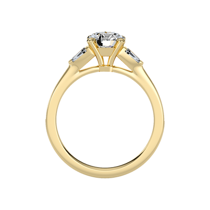 Prime Halo Solitaire Ring - Twelve