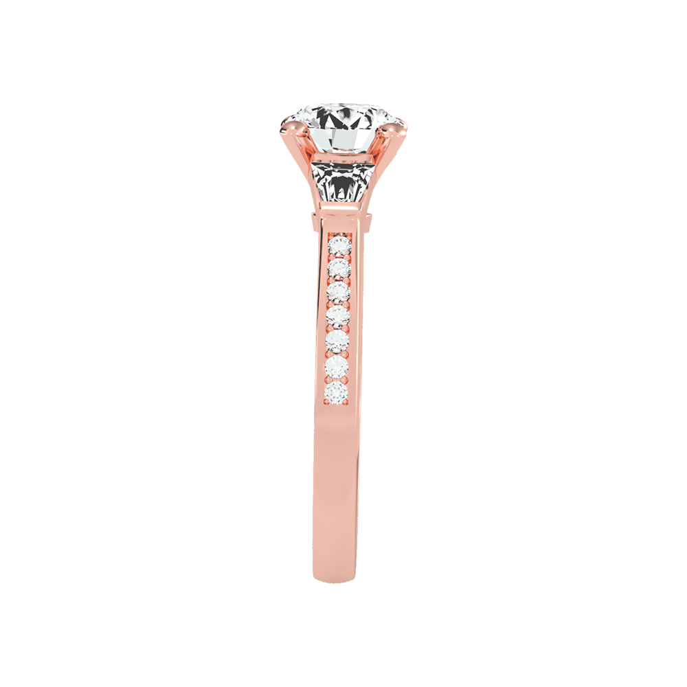 Prime Halo Solitaire Ring - Eight